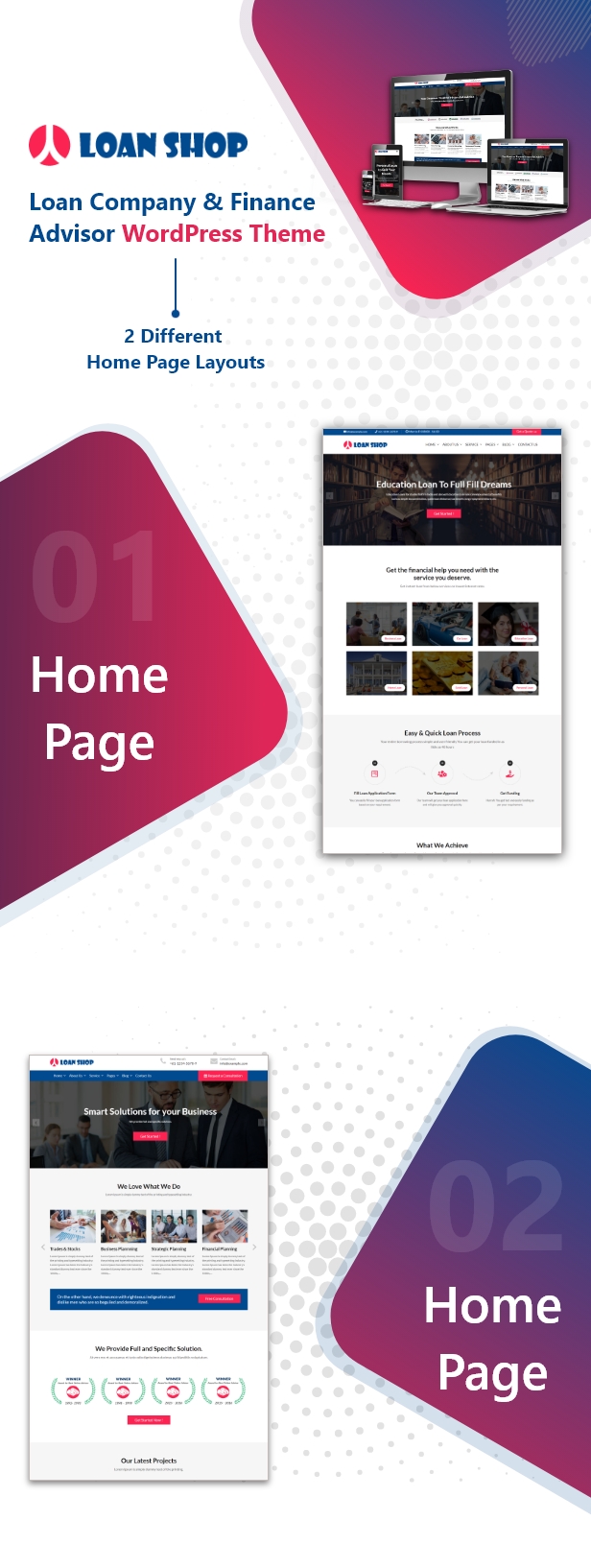 LoanShop – Loan & Finance Adviser WordPress Theme