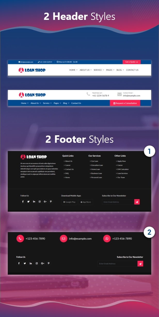 LoanShop – Loan & Finance Adviser WordPress Theme